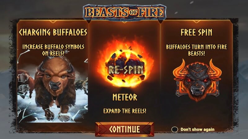 beasts of fire slot rules