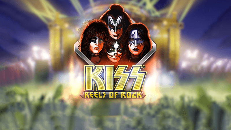 kiss rock slot logo