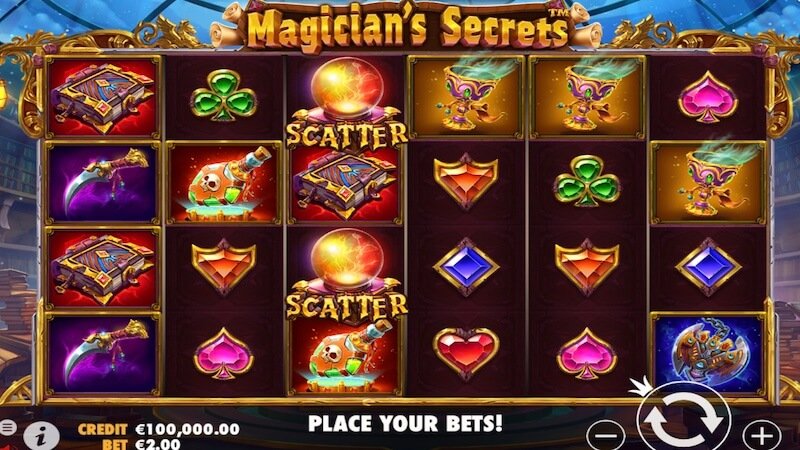magicians secrets slot gameplay