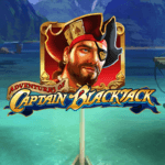captain blackjack slot logo
