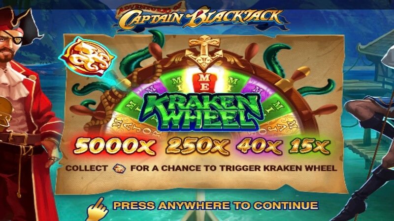 captain blackjack slot rules