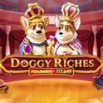 doggy riches slot logo