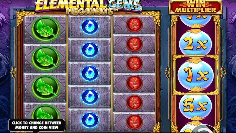 elemental gems slot gameplay