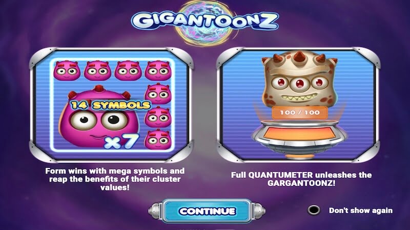 gigantoonz slot rules