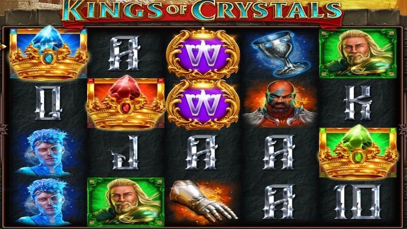kings of crystals slot gameplay