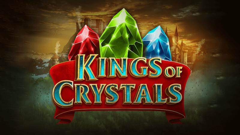 kings of crystals slot logo