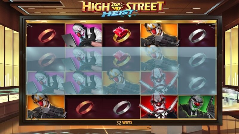 highstreet heist slot gameplay