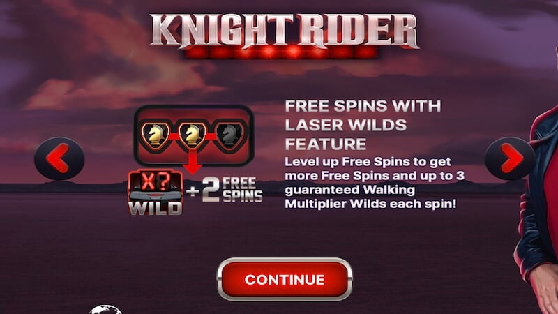 knight rider slot rules