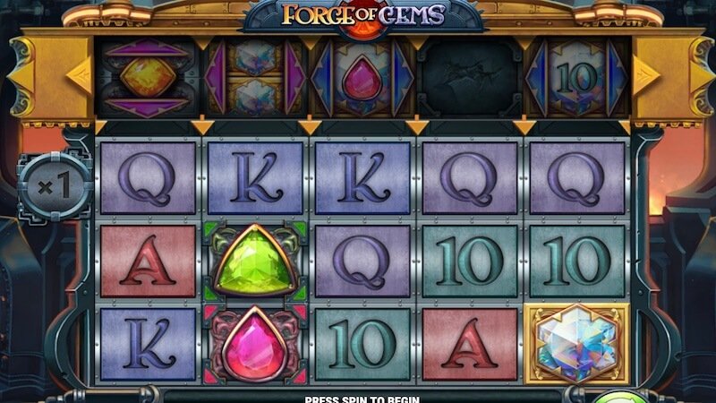 forge of gems slot gameplay
