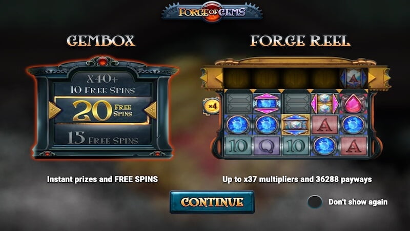 forge of gems slot rules