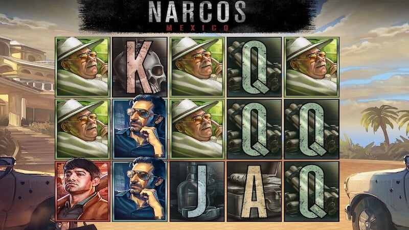 narcos mexico slot gameplay