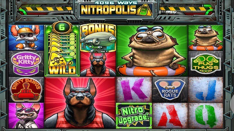 nitropolis 3 slot gameplay