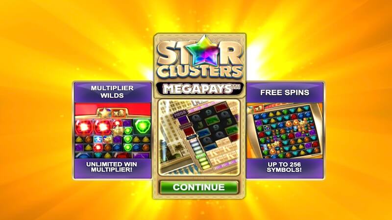 star clusters megapays slot rules