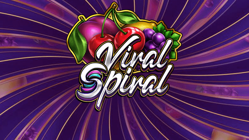 viral spiral slot logo