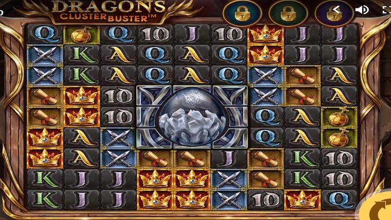 dragons clusterbuster slot gameplay