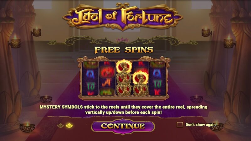 idol of fortune slot rules