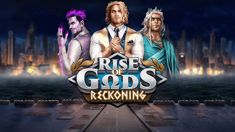 rise of gods slot logo