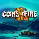 coins of fire slot logo