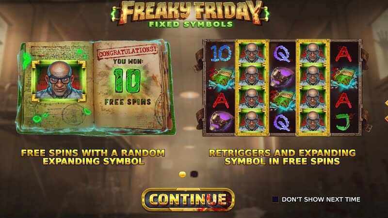 freaky friday slot rules