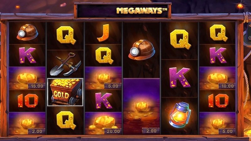 lucky nuggets slot gameplay
