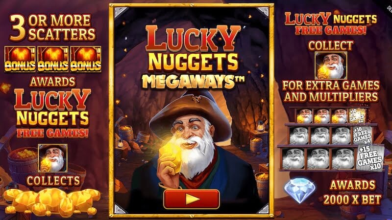 lucky nuggets slot rules