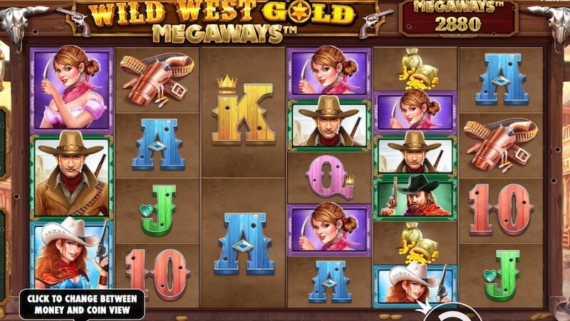 west gold megaways gameplay