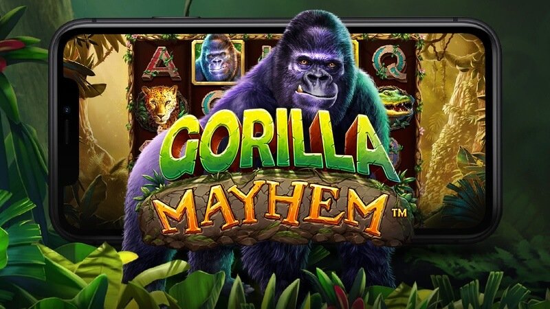 gorilla mayhem slot logo