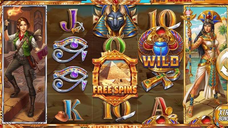 4 secret pyramids slot gameplay