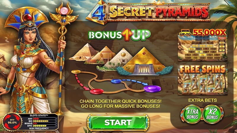 4 secret pyramids slot rules