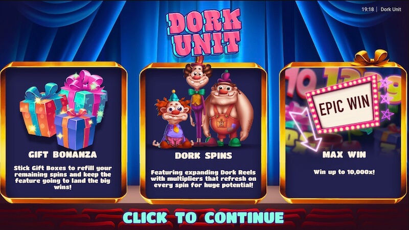 dork unit slot rules