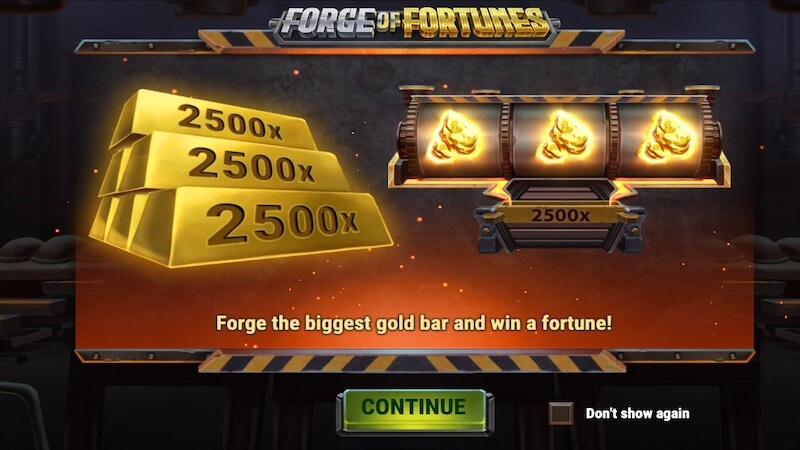 forge of fortune slot rules