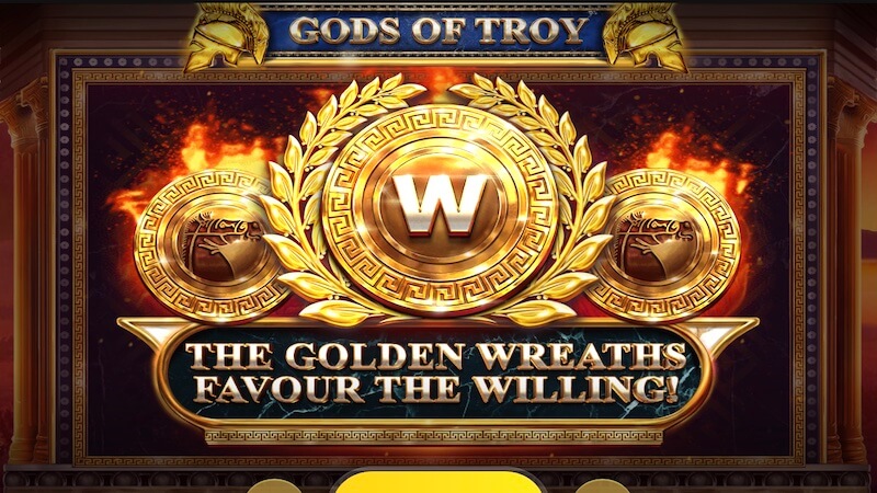 gods of troy slot rules
