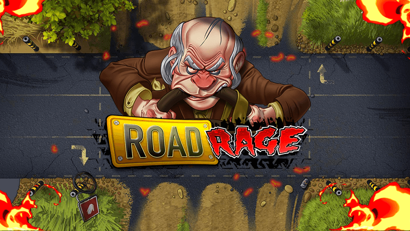 road rage slot logo