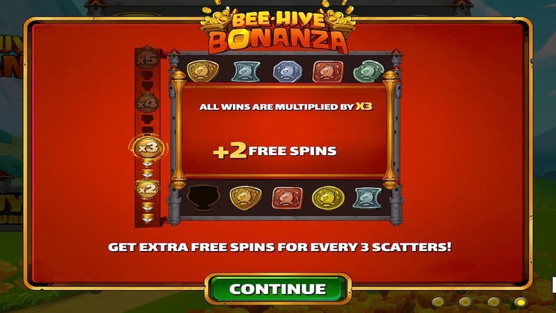 bee hive bonanza slot rules
