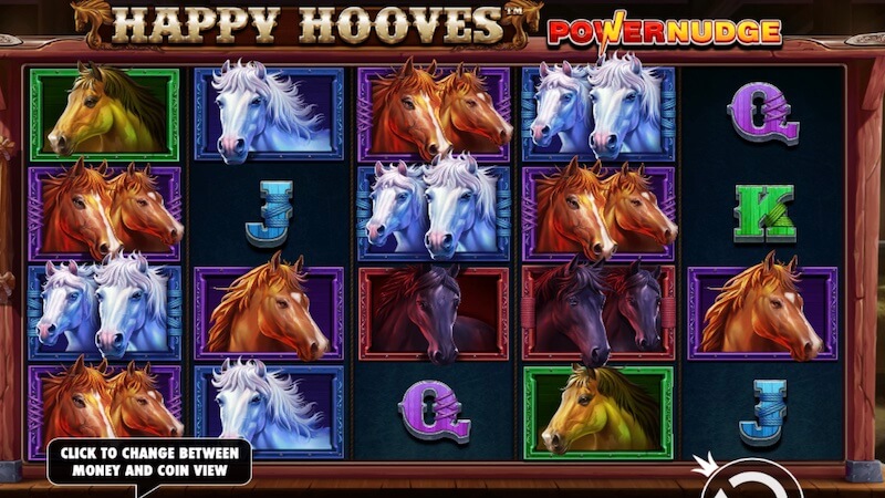 happy hooves slot gameplay
