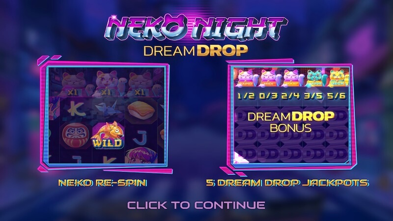 neko night dream slot rules