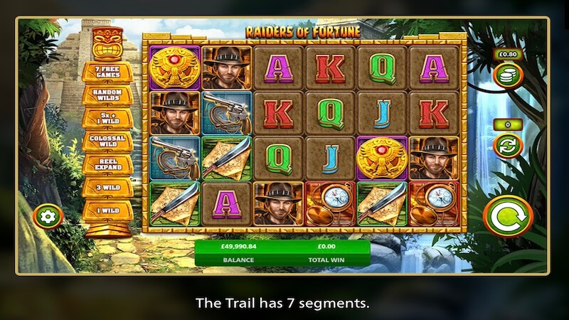 raiders of fortune slot rules