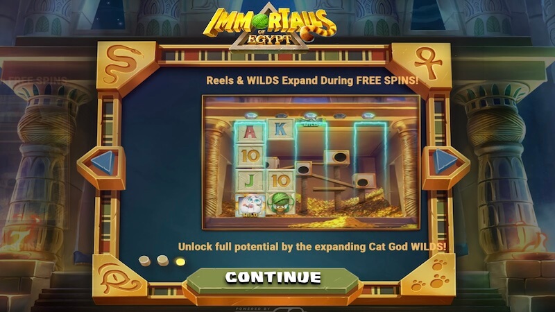 immortails-of-egypt-slot-rules