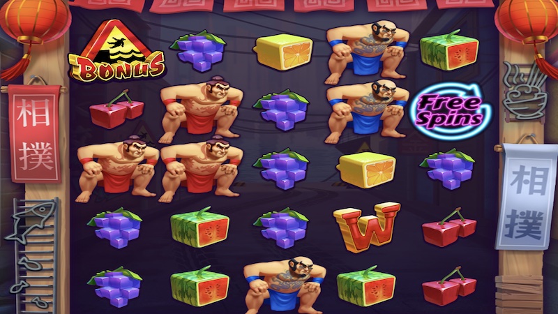 sumo sumo slot gameplay
