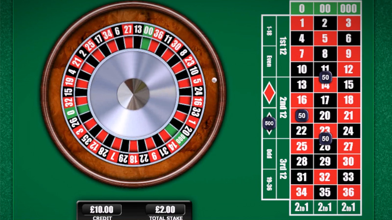 50p roulette betting