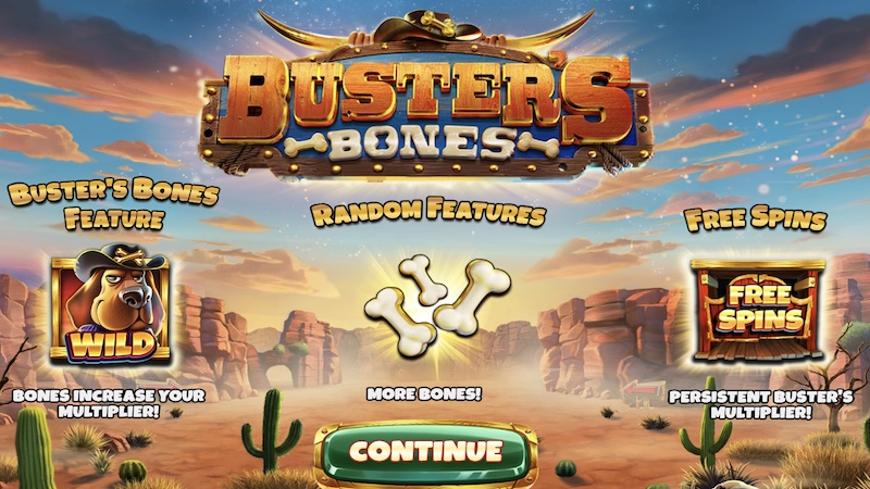 busters bones slot gameplay