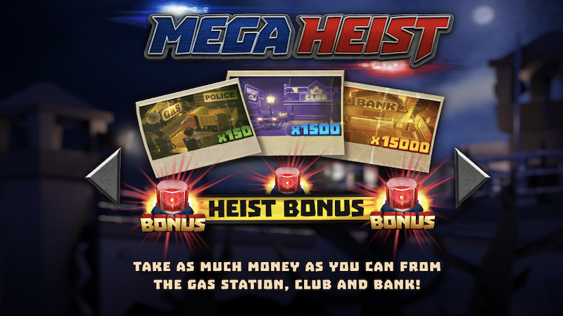mega heist slot rules