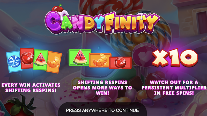 candyfinity slot rules