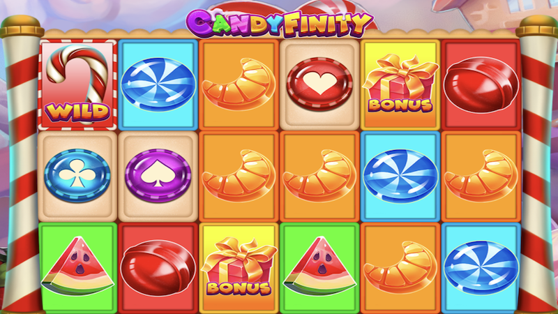 candyfinity slot gameplay