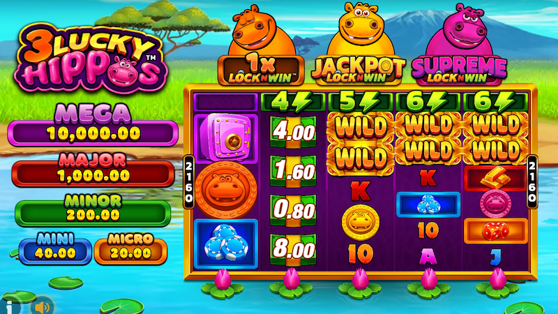 3-lucky-hippos-slot-gameplay