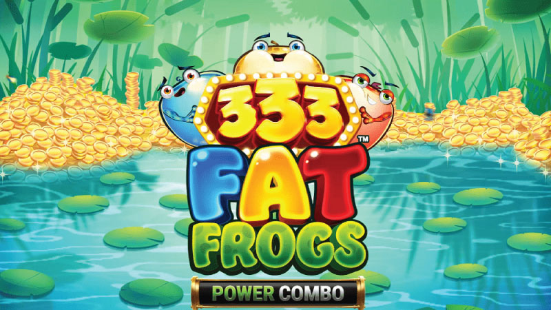 333-fat-frogs-slot-logo