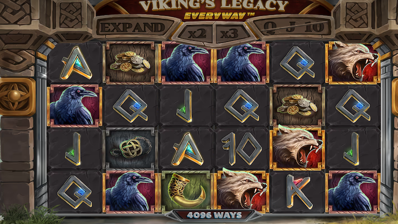 vikings legacy slot gameplay