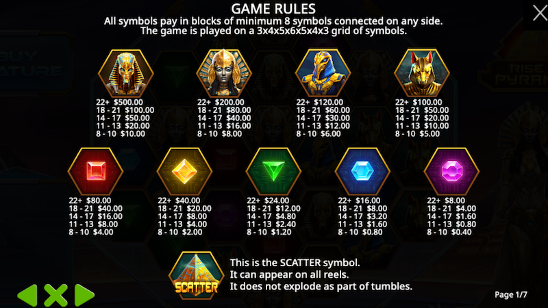 rise-of-pyramids-slot-rules