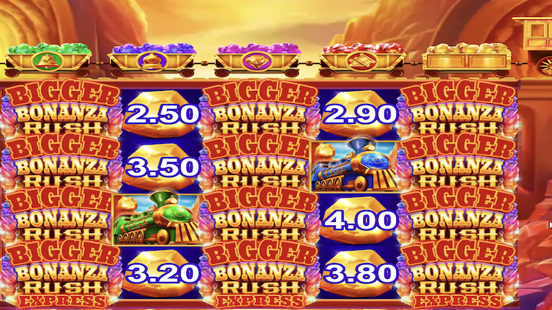 bigger bonanza rush gameplay