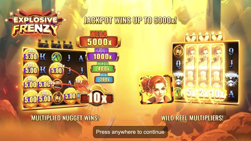 explosive frenzy rules